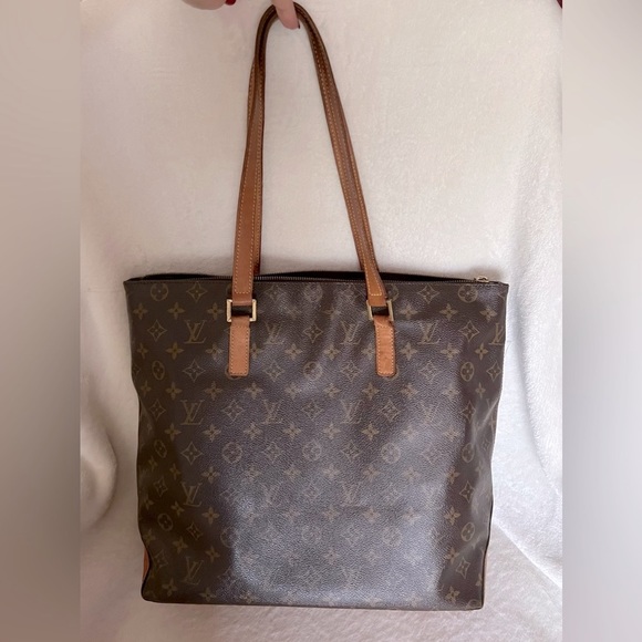 LOUIS VUITTON Monogram Cabas Mezzo Tote Bag - AUTHENTIC And BEAUTIFUL! - Picture 1 of 15